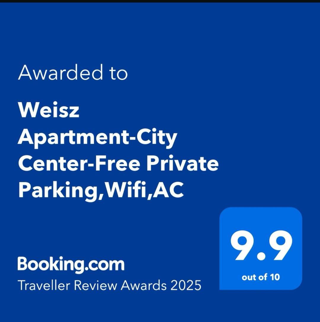 Weisz Apartment-City Center-Free Private Parking,Wifi,Ac Carei Esterno foto
